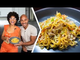 How To Make Chicken Chow Mein (Chinese Noodles) 🇹🇹 Foodie Nation