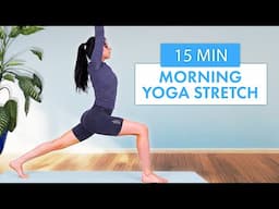 Wake Up & Rejuvenate! 15 Min Full Body Morning Yoga Stretch Routine to Refresh, Reset & Energize ☀️
