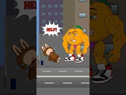HELP LABUBU TO DEFEAT UDINDINDINDUN ITALIAN BRAINROT Cartoon Animation #shorts