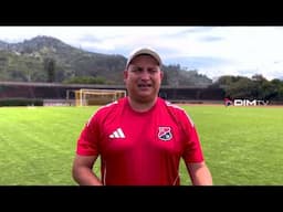 [Liga Femenina 🎙️🔴🔵] El DT Carlos Osorio habla en la previa del DIM Femenino vs Alianza F.C.
