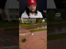 Streets In Lubbock Texas Flood After Severe Storms