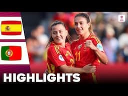 Spain vs Portugal | Highlights | UEFA Women's Nations League 08-04-2025
