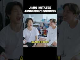 Jimin imitates Jungkook’s snoring 🤣