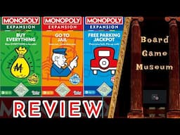 Monopoly Expansions: Buy Everything, Go To Jail, Free Parking Jackpot Board Game Review