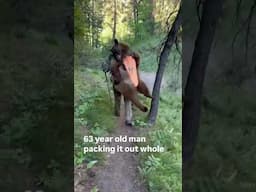 Packing a bear out whole!