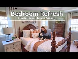 Cozy Master Bedroom Makeover | Spring Clean, Decorate & Style with Me