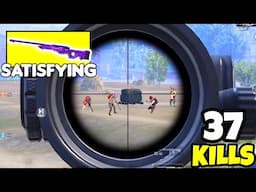 My Most Satisfying AWM Sniping Gameplay After a Long Time in BGMI • (37 KILLS) • BGMI Gameplay