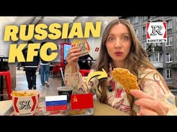 Trying NEW RUSSIAN KFC 🇷🇺 Communist fried chicken is real? | Russia Vlog