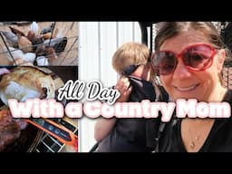 3 Day Country Mom Vlog | Delicious Oven Roasted Pulled Pork | Tasty Hot Sandwiches