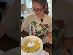 Ashley loves CARROT CAKE with her whole heart and soul. She made her first one for her birthday!