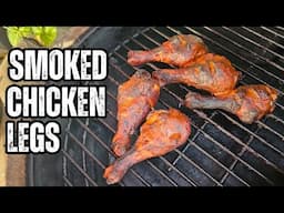MOUTHWATERING Smoked Chicken Legs with Homemade Rub & Sauce