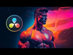 Muscle Highlight Gym Effect - Davinci Resolve Tutorial