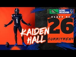 Versatile defender Kaiden Hall COMMITS TO THE FLORIDA GATORS | How does he fit in Florida’s defense?