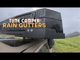 Tune M1 Rain Gutters Installation and Demonstration