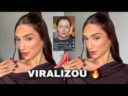 Make INDETECTÁVEL | Trend de make que está viralizada *VERDADEIRA MAKE NATURAL* facil de fazer
