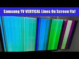 Samsung TV Vertical Lines on Screen Fix! | Easy Troubleshooting Guide