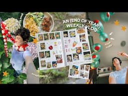 a week in my life 💫 scrapbooking, crafting & vegan food | an end of year catch-up