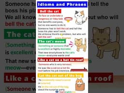 English Idioms and Phrases: Meaning, Pictures and Examples #vocabulary #spokenenglish #esl