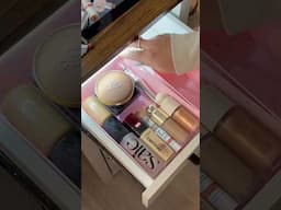 much needed vanity clean😅💕 #asmr #vanity #cleaning #asmrcleaning