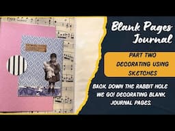 Blank page Junk journal decoration pt2