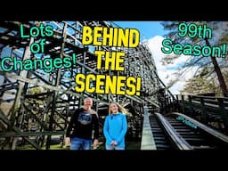 EXCLUSIVE BEHIND THE SCENES at Knoebels 2025 (Lots of Changes!)