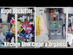 Clean & Declutter Under the Kitchen Sink - Unclog flirty pipes!