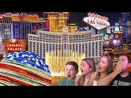 New Zealand Family see Las Vegas for the first time!
