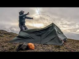 SOLO Mountain Camping in Heavy Winds | Can my new tent handle it?