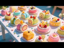 Satisfying Relaxing Video|🍓🍅🍞🥨Recipe for Fruit Hug Rolls|Asmr|Tiktok