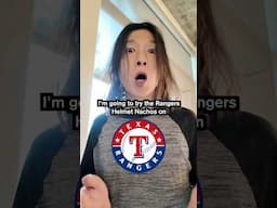I’m visiting Texas Rangers & Houston Astros for Helmet Nachos #mlb #texasrangers #houstonastros