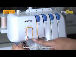 Enhebrado de la Overlock Brother 3534DT