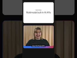 Built-in AI APIs