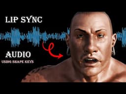 How to Lip Sync Audio in Blender Using Shape Keys | Easy Tutorial for Beginners 🎨