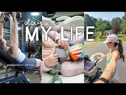 life with a 4 month old 🍼 heart to heart chat, cleaning, postpartum fitness, hard mom days,sahm vlog