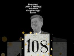 108 years ago today, a star was born. #jfk #birthday #history
