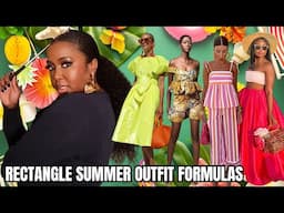 Create Curves FAST: Summer Outfit Formulas for Rectangles