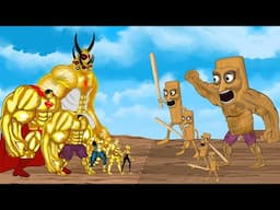 All GOD HULK, IRON MAN, SPIDERMAN vs Evolution Of Tung Tung Tung Sahur: Who Will Win???