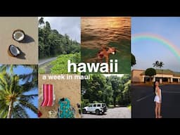 a week in HAWAII (maui vlog) | dream trip, Road to Hana + engaged in paradise