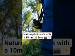 Quick nature photowalk with a 10mm lens on an APS-C camera. 📷🌳