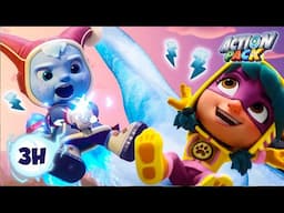 Watts Up with the Jealousy? Cold Snap Shocks the Class! 🥶 | Action Pack | Kids Cartoons
