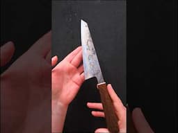 Absolutely GORGEOUS Honyaki Honesuki by CM Custom Blades #handmade #kitchentools #kitchenknife