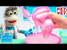Fizzy The Pet Vet Explores Slime Textures With Phoebe  | The Fizzy Show Videos