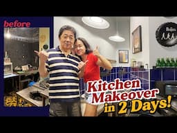 Small Kitchen Makeover for Our Papa!👨🏻‍🍳♥️  // Industrial Retro Design✨ // by Elle Uy