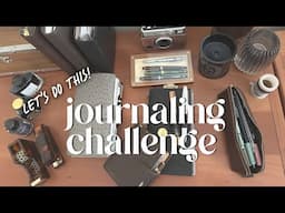 Journaling Challenge | Join me on this 30 day journey!