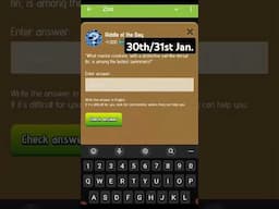 Riddle of the day zoo Answer today, 30th / 31st January 2025