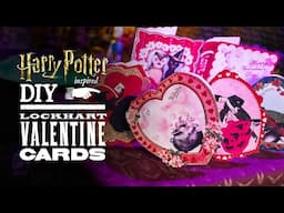 Lockhart Valentines Day Cards - Harry Potter DIY