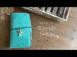 Wk. 15 / Weekly Setup - Sterling Ink N1 Common Planner and Hobonichi Cousin Spring Start