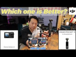 Part 2 of DJI Action 4 vs Pocket 3: Side-by-Side Test & Unboxing! Which One Wins?