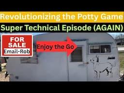 EP 444 Potty closet BREAKTHROUGH vintage camper Scotty rebuild Travel trailer traveling