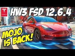 Tesla HW3 FSD 12.6.4 - Mojo Is Back!